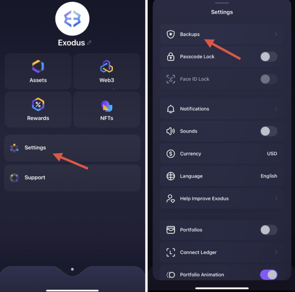 How to stake Cardano (ADA) in Exodus mobile wallet