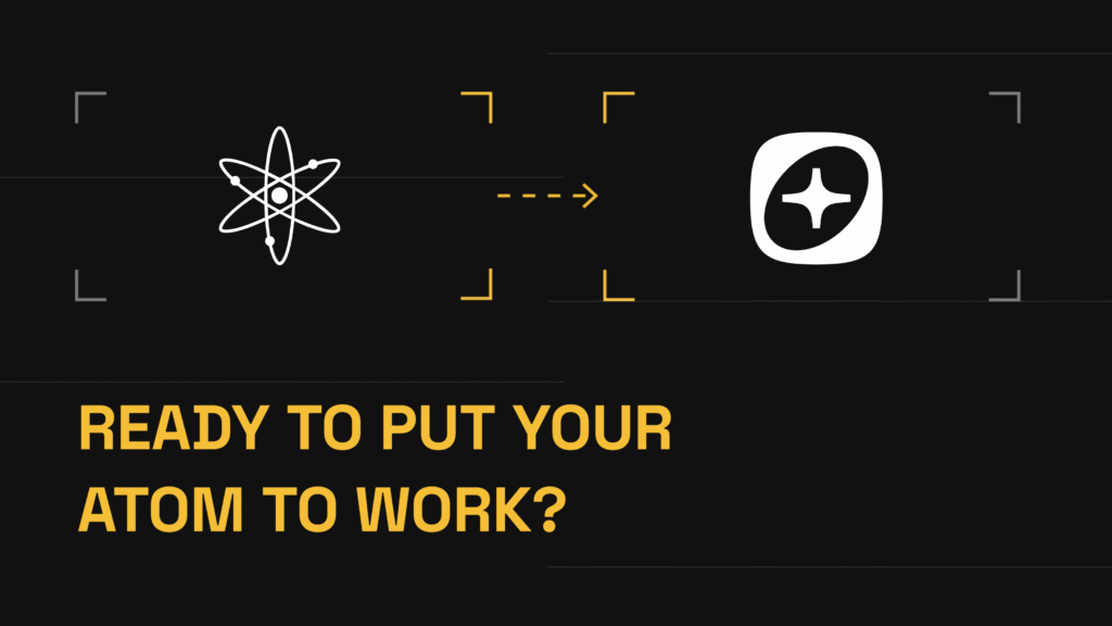 ready to put your ATOM to work?