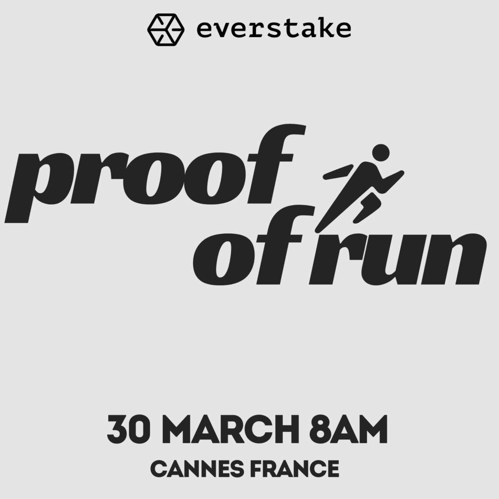 Everstake Proof of Run - ETHCC Cannes