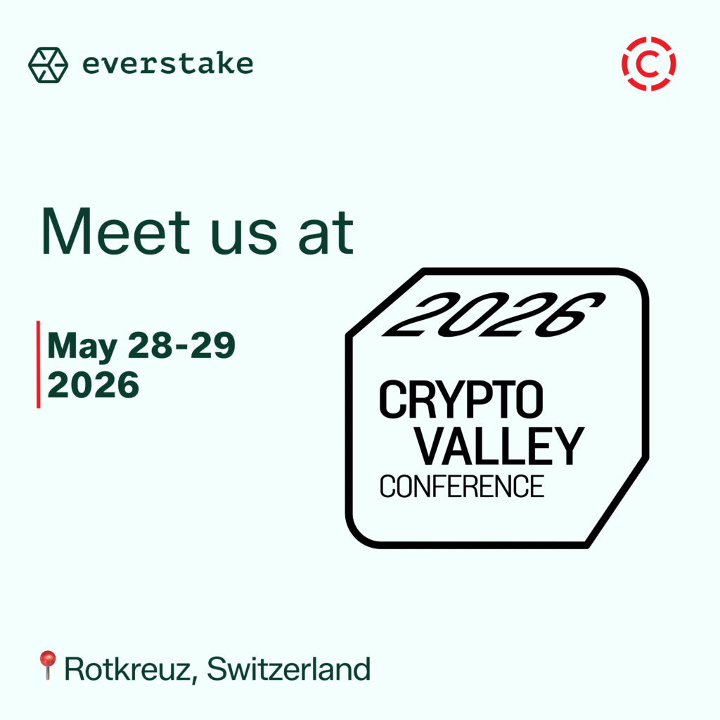 Everstake is attending the Crypto Valley Conference 2026