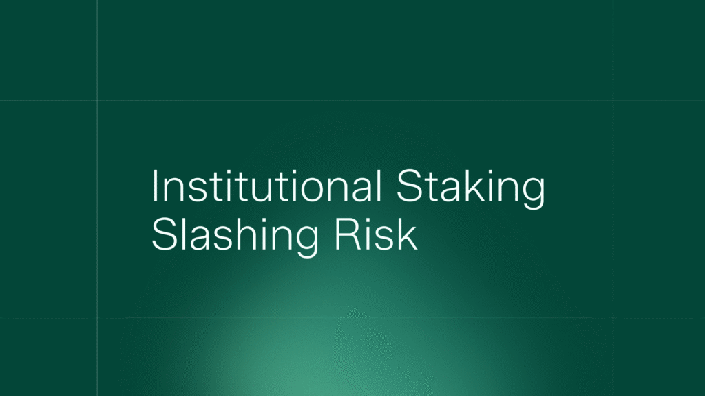 staking slashing risk
