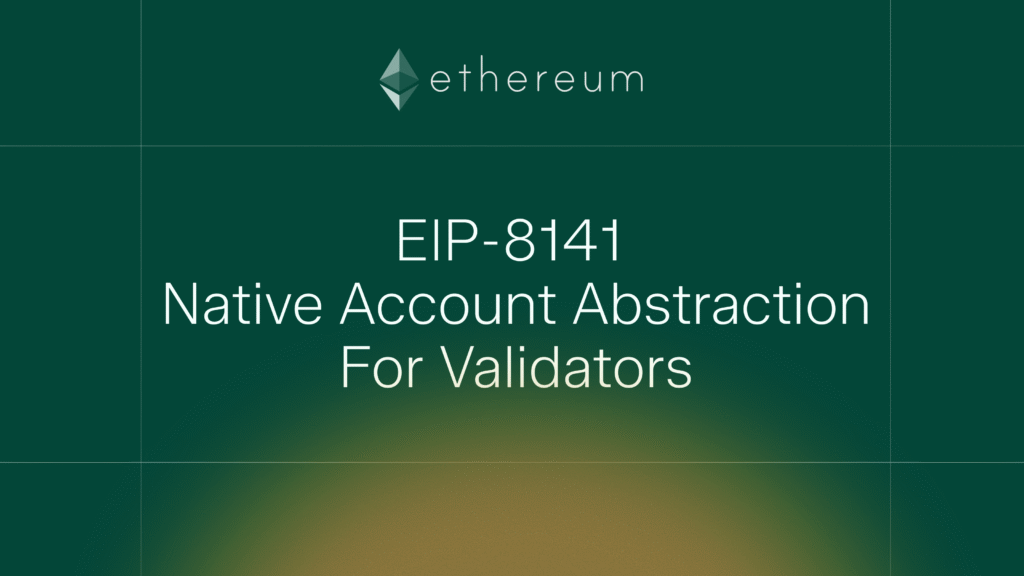 Native Account Abstraction on Ethereum: What EIP-8141 Means for Validators