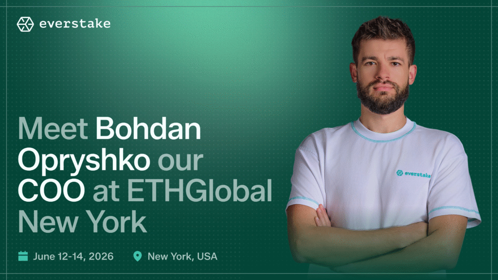 Bohdan Opryshko @ Everstake ETHGlobal NYC 2026